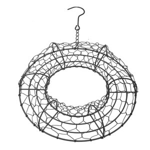 Couronne de noël en métal rond, créative, suspension, pour noël - Product Image 5