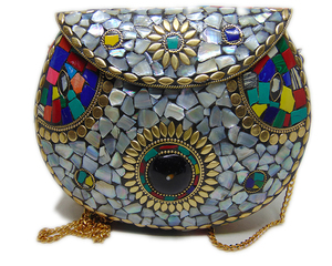 Wholesale Custom Lady Elegant Evening Bag Metal Flap Luxury Women <b>Wedding</b> <b>Clutch</b> Popular Party Handmade Logo Lowellcraft - Product Image 1