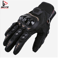 Guantes de Motocross de Cuero, Impermeables, Antideslizantes, Dedos Completos, Protección Cálida para Exteriores, Unisex, Deportivos, Negros, Diseño Personalizado