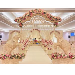 Gujarati-Decoración de entrada para boda india, FRP, elefante tradicional, de fibra, de bienvenida - Product Image 1