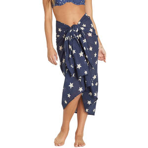 Summer Island Logo Trendy Casual Nuevo estilo Fitness Traje de baño OEM Venta al por mayor Sarongs Nuevo diseño Gasa Características multifuncionales - Product Image 2