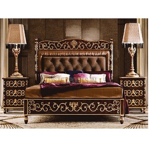 Royal Regency ชุดเฟอร์นิเจอร์ห้องนอนทำด้วยมือทำจากไม้สักสุดหรู - Product Image 1