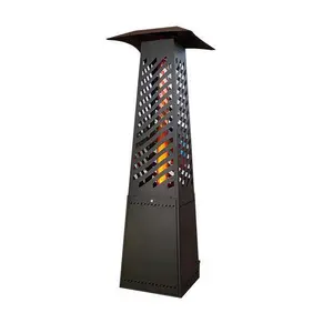 13KW European party garden cast iron outdoor wood pellet heater, cheap patio heater for sale