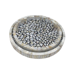 Platos para servir de madera y fregona, juego de tres tamaños diferentes, platos para servir postres de chocolates a baja velocidad - Product Image 4