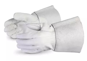 Gants en cuir à paume complète avec caoutchouc taille XL Gants de travail de soudage de construction imperméables d'hiver de protection anti-coupure - Product Image 4