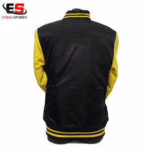 Gran oferta, recién llegado, chaqueta universitaria de lana para hombre, ropa de marca de diseño de manga de una sola costilla informal para ropa informal - Product Image 5