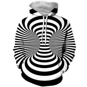 Sudadera con Capucha para Mujer Pinco Sports, 100% Algodón, Estampado 3D con Efecto de Ilusión, Temporada de Primavera, 800g, Manga Larga - Product Image 2