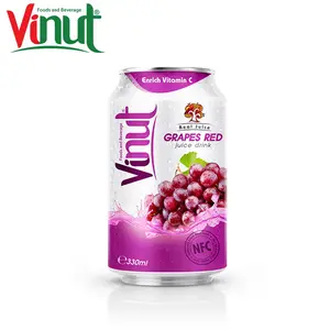 Zumo de uva VINUT 330ml de Vietnam, fábrica de fabricación ODM, servicio OEM, entrega rápida, muestra gratis