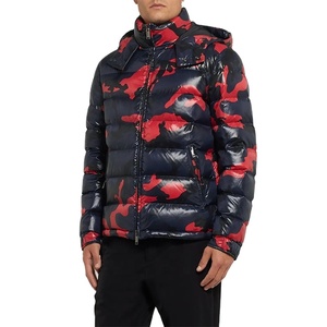 2022 Manteau rembourré pour hommes de haute qualité brillant OEM Logo personnalisé surdimensionné bulle hiver noir doudoune - Product Image 6