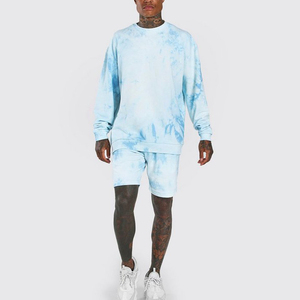 ชุดวอร์มขาสั้นสำหรับผู้ชาย,ชุดเสื้อและกางเกงขาสั้นชุดวอร์มแฟชั่นสำหรับผู้ชาย - Product Image 3