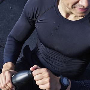 Camiseta Deportiva de Compresión para Hombre, de Secado Rápido, Manga Larga, para Gimnasio, Ejercicio, Yoga, 100% Poliéster - Product Image 2