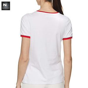 Custom Logo Printed <b>Shirts</b> Hot Selling Half Sleeves <b>Women</b> <b>T</b>-<b>shirts</b> - Product Image 2