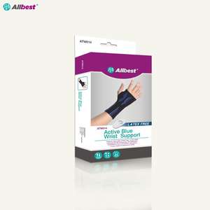 Attelle de cheville unisexe en nylon et spandex avec stabilisateur latéral en gel et manchon de protection - Product Image 5