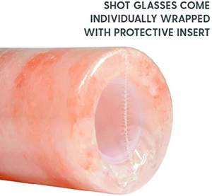 Vasos de chupito de Tequila de sal rosa del Himalaya 100% estilo religioso tallado Natural hacer beber Tequila Simple fácil - Product Image 4