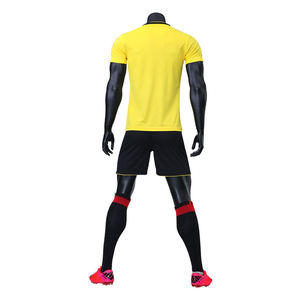 Conjuntos de Uniformes de Fútbol 2025 Unisex, Jersey y Pantalones Cortos Sublimados, 100% Poliéster, Impresión Personalizada, Cuello en V, Servicio OEM - Product Image 3