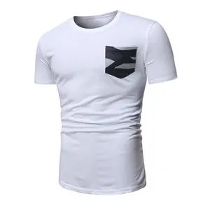 Streetwear erkek Slim Fit uzun kollu T Shirt üst OEM Longline kavisli Hem T Shirt hafif % 93% pamuk 7% elastan spor T büzgü