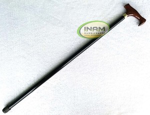 Bastón de madera de diseño hecho a mano para caminar, bastón de madera con mango de madera - Product Image 5