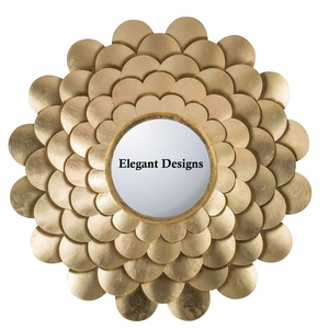 Premium Quality Handmade Flower Shape Designer Wall <b>Mirror</b> Luxury Eco-Friendly Eco Friendly for Home Use - Product Image 2