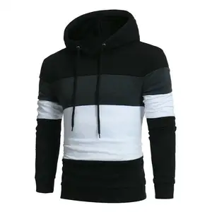 Heren Mode Sweatshirt Truien Met Unisex Kleurencombinaties Color Block Hoodie Blanco Heren Capuchon Gym Hoodies