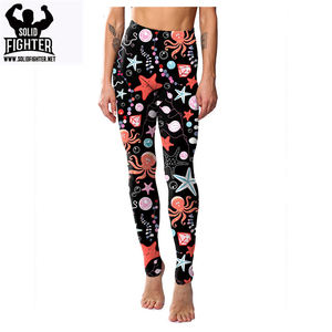 Leggings Deportivos para Mujer, Diseño Moderno, Multicolor, Sólidos, de Spandex/Nylon, Transpirables, Resistentes al Viento, para Yoga, Gimnasio, Fitness, Venta al Por Mayor - Product Image 4