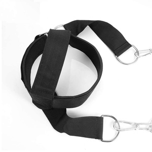 Cinturón de ejercicio de fuerza para levantamiento de pesas, correa de cadena, arnés para cuello y cabeza - Product Image 4