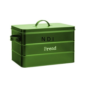 Boîte à pain en métal aluminium haute capacité forme rectangulaire-pour le stockage des aliments ou la vente en gros - Product Image 1