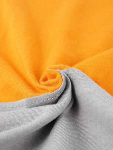 Mens Cotton <b>Patchwork</b> Breathable Loose Casual Round Neck T-<b>Shirts</b> - Product Image 4