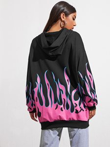 OEM Fashion Autumn Winter Long Sleeve Women Sweatshirt Harajuku Owl Print Hoodies Hooded Tracksuit <b>Jumper</b> <b>Pullover</b> - Product Image 3