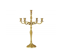 Centre de Table en métal noir avec 5 bras pour mariage, chandelier, socle décoratif élégant pour Table de mariage, décoration de maison et de noël