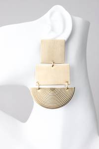 ต่างหูทองเหลืองกับเพทายออกแบบเครื่องประดับรุ่นอินเดีย2021สำหรับผู้หญิง - Product Image 2