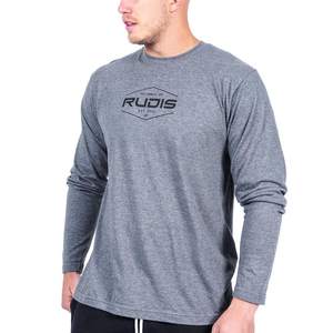 Camisetas de manga larga de algodón 100% de alta calidad de fábrica OEM para hombre, ropa de calle raglán de cuello redondo de gran tamaño, estampado Gráfico de punto - Product Image 3