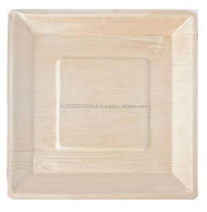 100% Platos y platos de hojas de areca orgánicas naturales ecológicos con patrón de planta único grabado función orgánica incluida - Product Image 1