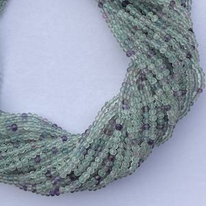 2mm 3mm naturel Micro vert Fluorite facettes gros perles de pierres précieuses brin dernière conception pour la fabrication de bijoux tendance maintenant offres - Product Image 4