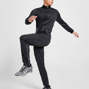 เสื้อฮู้ดซิปเต็มตัวพร้อมโลโก้แบบกำหนดเองปี 2026 สำหรับผู้ชาย ผ้าโพลีเอสเตอร์เทคฟลีซ ชุดกีฬาสองชิ้นแบบจ็อกเกอร์ - Product Image 1