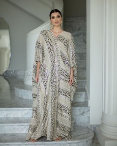 Vestido abaya africano de alta calidad para mujer, caftán de lujo, cristal brillante, talla grande, ropa turca islámica, moda de Dubái - Product Image 2