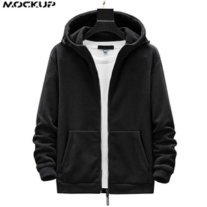 Sudadera con capucha personalizada de lana para hombre Sudadera con capucha de mezcla de algodón con forro de la mejor calidad Producto de venta superior Sudadera con capucha - Product Image 6