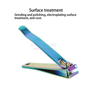 Herramienta profesional para el cuidado de las uñas, cortaúñas de acero inoxidable, multicolor, Color titanio, para uso Personal, 2019 - Product Image 3