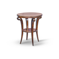 Table d'appoint en acajou Watson, table console, design américain classique moderne, salon, maison, hôtel, meubles