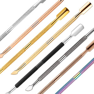 Herramienta de Acero Inoxidable para el Cuidado de las Uñas, Empujador de Cutículas, Tenedor para Remover Piel Muerta y Esmalte de Uñas - Product Image 4