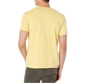 Vêtements de mode coton t-shirt col en v à manches courtes patch broderie fabriquée au Pakistan fabricant sérigraphie t-shirts - Product Image 3