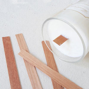 Il Campione libero 100 Pcs Lungo Profumato <span class=keywords><strong>Legno</strong></span> Stoppino Candela di <span class=keywords><strong>Legno</strong></span> <span class=keywords><strong>Cera</strong></span> Stoppino// - Product Image 2