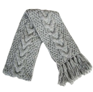 Chunky Plan Color <b>Kitted</b> Acrylic Long <b>Knitted</b> <b>Scarf</b> with Camouflage and Fox Design Colorful Stripes for Women <b>knitted</b> scarfcolor - Product Image 1