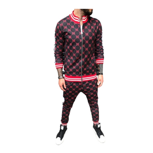 Chándal de poliéster con estampado para hombre, ropa deportiva para trotar, venta al por mayor, último diseño - Product Image 1