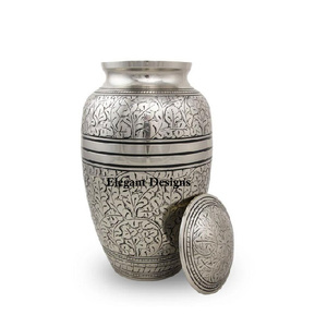 Urna de cremación de diseño azul de gran oferta de la mejor calidad, urna hecha a mano de tamaño personalizado, urna de cremación india con estilo clásico, nueva llegada, la mejor urna de cremación - Product Image 3