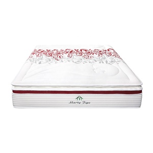 Knit Fabric king Size <b>Bed</b> <b>Mattress</b> Removable <b>Topper</b> Zoned Cooling Hybrid 5 Star Hotel <b>Mattress</b> Supplier Manufacture - Product Image 3