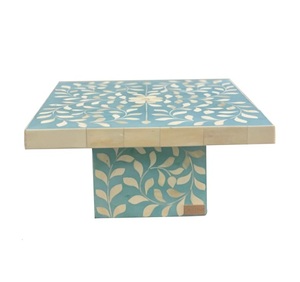 Soporte de pastel con incrustaciones de hueso moderno de alta calidad de fabricante indio para uso en decoración del hogar Fabricación de pastel con incrustaciones de hueso de la India - Product Image 6