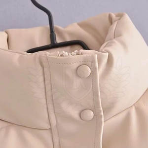 Chaqueta Acolchada Gruesa de Invierno para Mujer, con Capucha, Cierre Completo, Transpirable, Tejido Acabado - Product Image 2