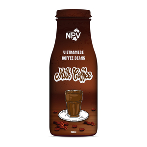 Vente en gros de boissons au café du Vietnam Bouteille en verre de 280ml de café moka à la meilleure saveur Produit OEM à bon prix - Product Image 6