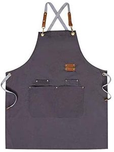 Đầu Bếp Mới/Tạp Dề May Cho Nam Giới Phụ Nữ Có Dây Đeo Có Thể Điều Chỉnh Và Túi Lớn Sản Xuất Tại Pakistan - Product Image 2