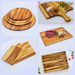 Acacia <b>Wood</b> Chopping Boards Block End Grain Cutting Board Kitchen Wooden OEM Customized Hot Box <b>Wrap</b> Logo Time Packing Piece - Product Image 3